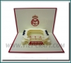 Stadium 3D Handmade pop up greeting card